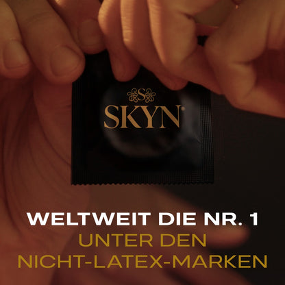 SKYN Elite Kondom Detailansicht Verpackung hochwertig und diskret