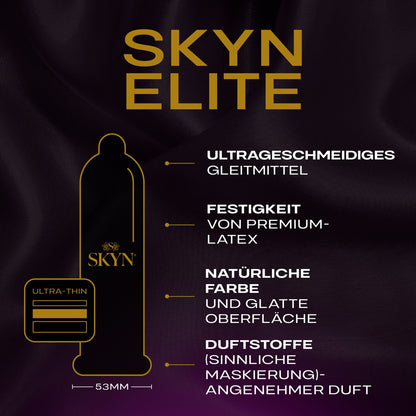 SKYN Elite Kondome Eigenschaften ultra dünn weich und latexfrei