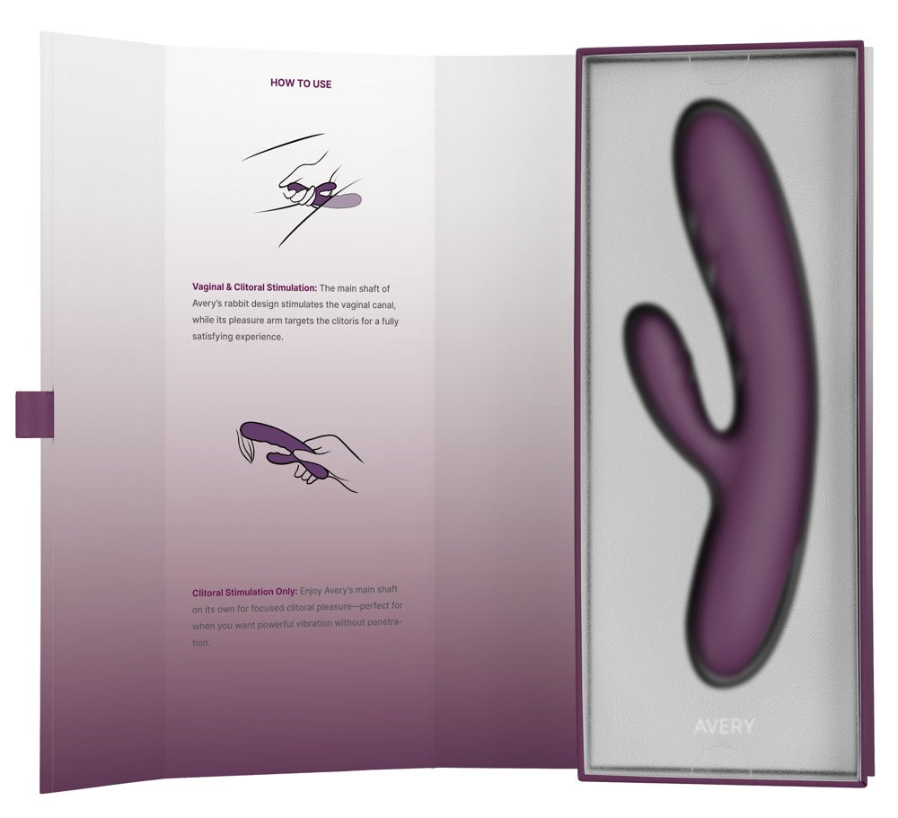 SVAKOM Avery Rabbitvibrator Verpackungsdesign Detail
