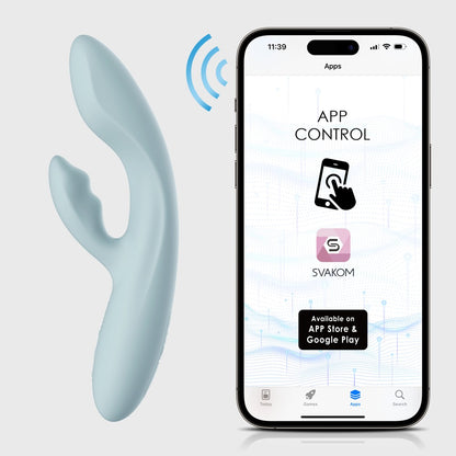 SVAKOM Chika Rabbitvibrator mit App-Steuerung für individuelle Vibrationsmodi