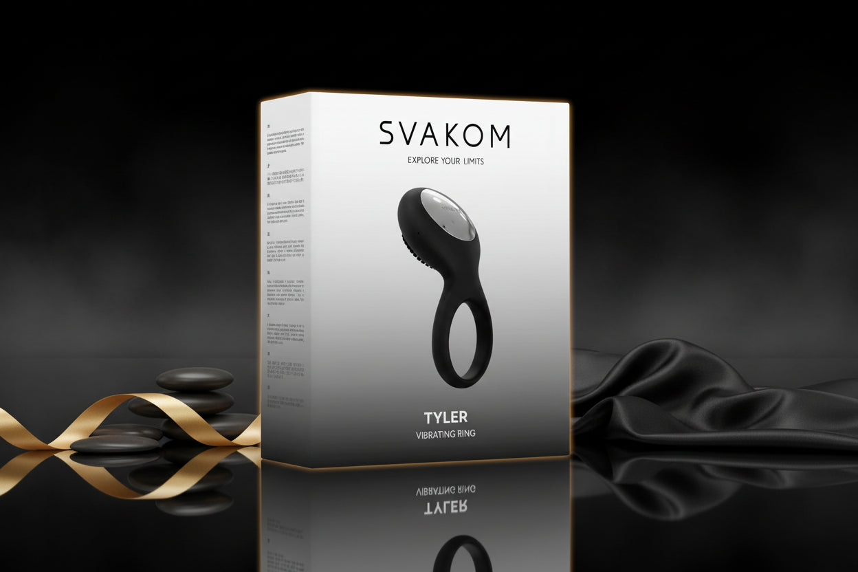 SVAKOM Tyler Vibro-Penisring Verpackung Vorderseite