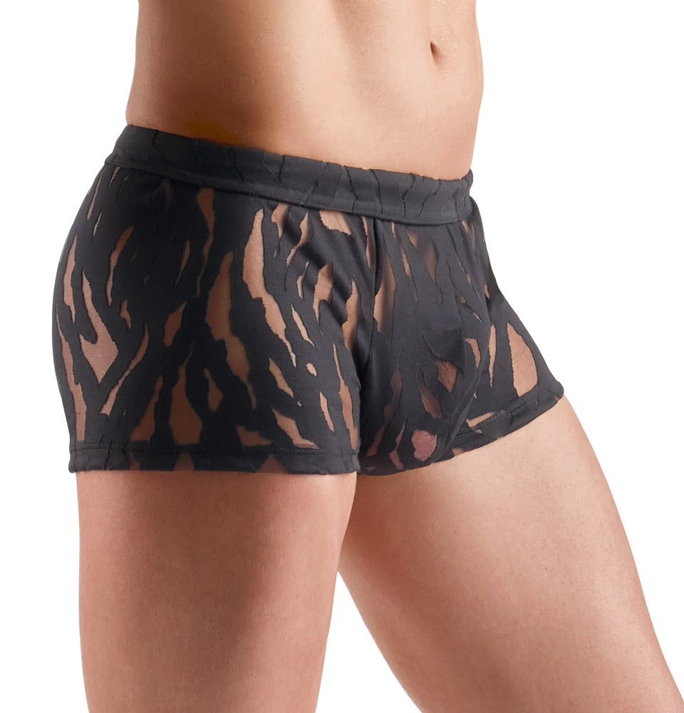 Detailansicht der Svenjoyment Ausbrenner-Pants am Model