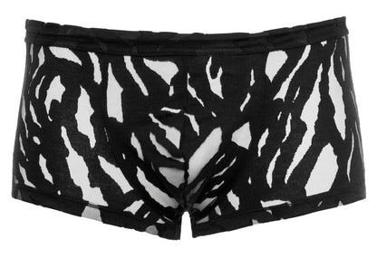 Vorderansicht der Svenjoyment Ausbrenner-Pants mit transparentem Muster
