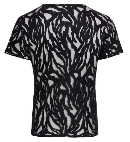 Rückansicht des Svenjoyment Ausbrenner-Shirts mit lebhafter Ausbrenner-Optik