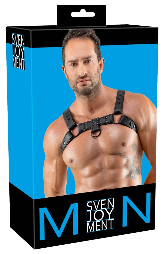 Verpackung des schwarzen Svenjoyment Brustharness