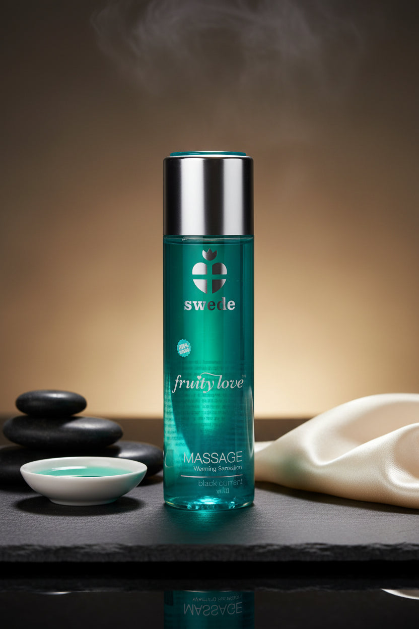 Evoria Care Fruity Love Massage Lotion mit schwarzer Johannisbeere und Limette