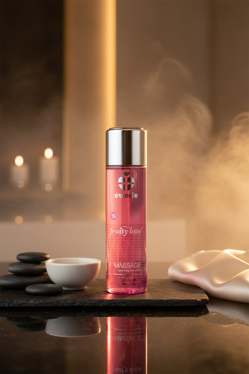 Fruity Love Massage Lotion mit fruchtigem Duft von Pink Grapefruit und Mango