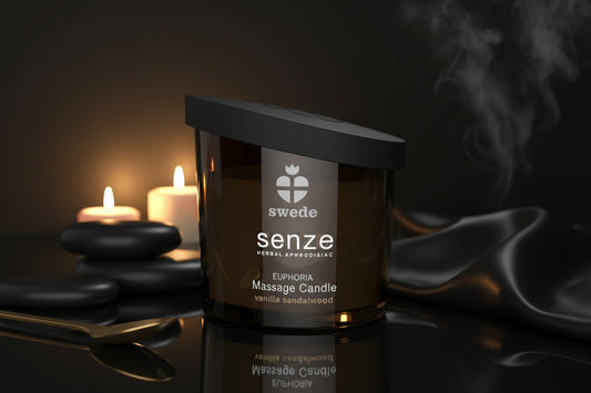 Swede SENZE Massage Candle Euphoria 50ml Massagekerze Frontansicht