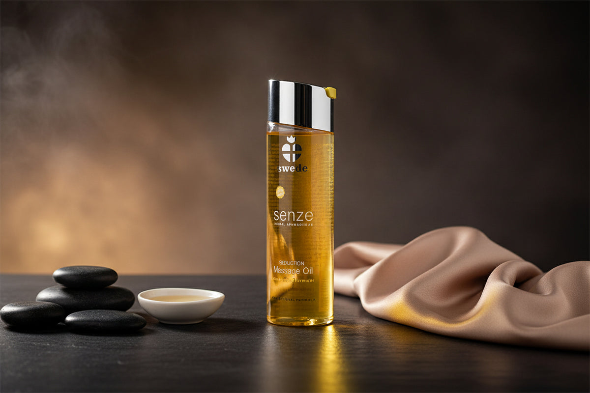 Swede SENZE Massage Oil Seduction für sinnliche Massagen.