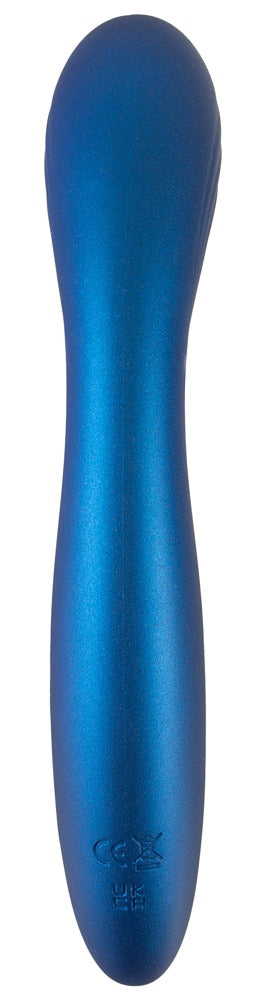 Sweet Smile Flexible G-Spot G-Punkt-Vibrator in Blau – Rückansicht mit schlanker länglicher Form und abgerundetem Kopf