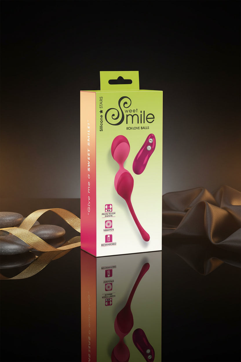 Wiederaufladbare Liebeskugeln von Sweet Smile mit Fernbedienung