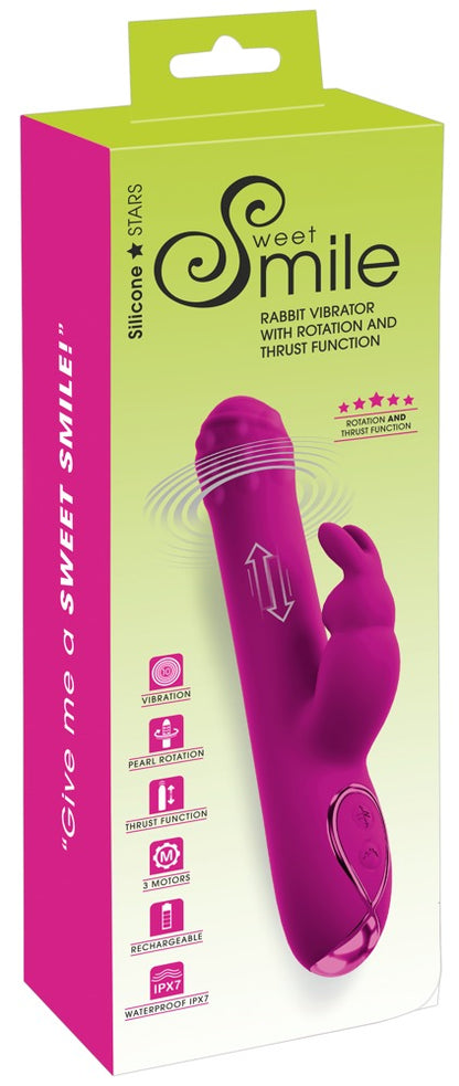 Verpackung des Sweet Smile Rabbit Vibrators mit Produktabbildung