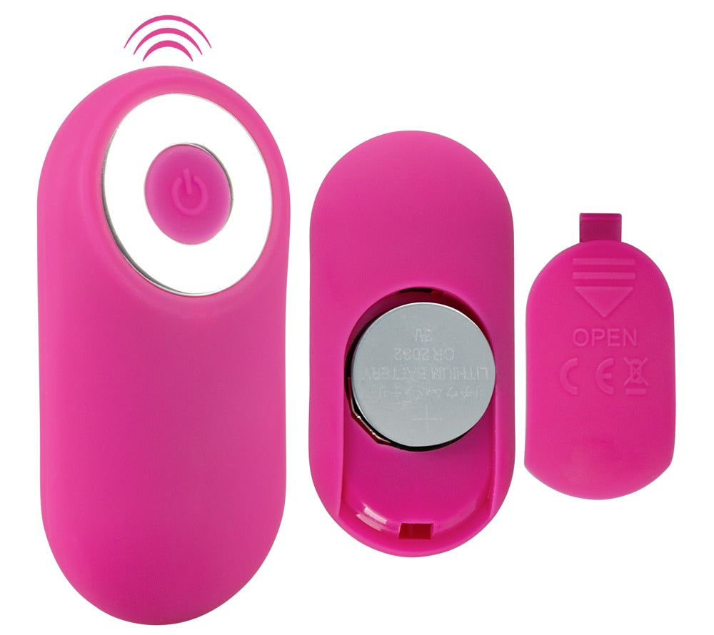 Sweet Smile RC C & G-Spot – pinkfarbene Fernbedienung mit Bedienelement sowie zugehöriges Zubehör