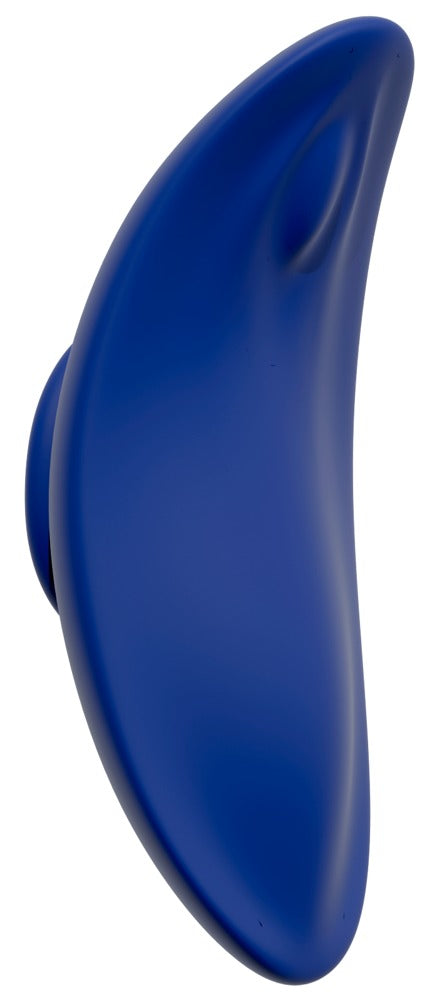 Sweet Smile RC Panty Vibrator Slim in Dunkelblau – Frontansicht mit schlanker ergonomisch geschwungener Form