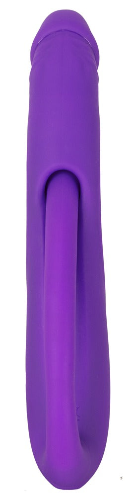 Sweet Smile Triple Action Rabbit in Lila – Ansicht der Unterseite mit schlanker Form und abgerundetem Griffbereich