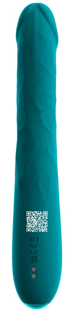 Rückansicht des Sweet Smile Rabbit Vibrators mit schlanker ergonomischer Form
