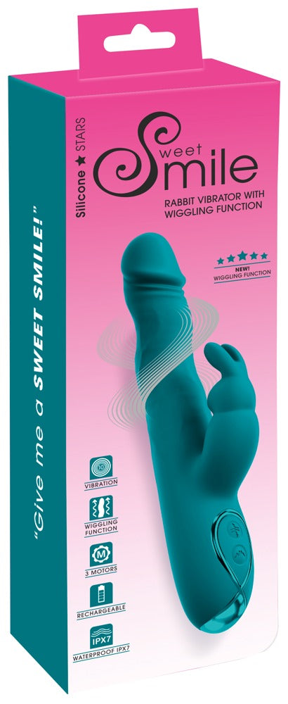 Verpackung des Sweet Smile Rabbit Vibrators mit Wiggling-Funktion