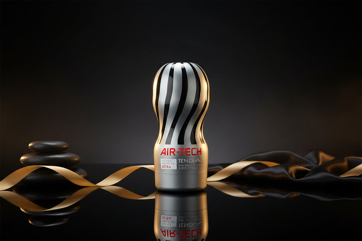 Tenga Air Tech Silber Masturbator in stilvollem Design