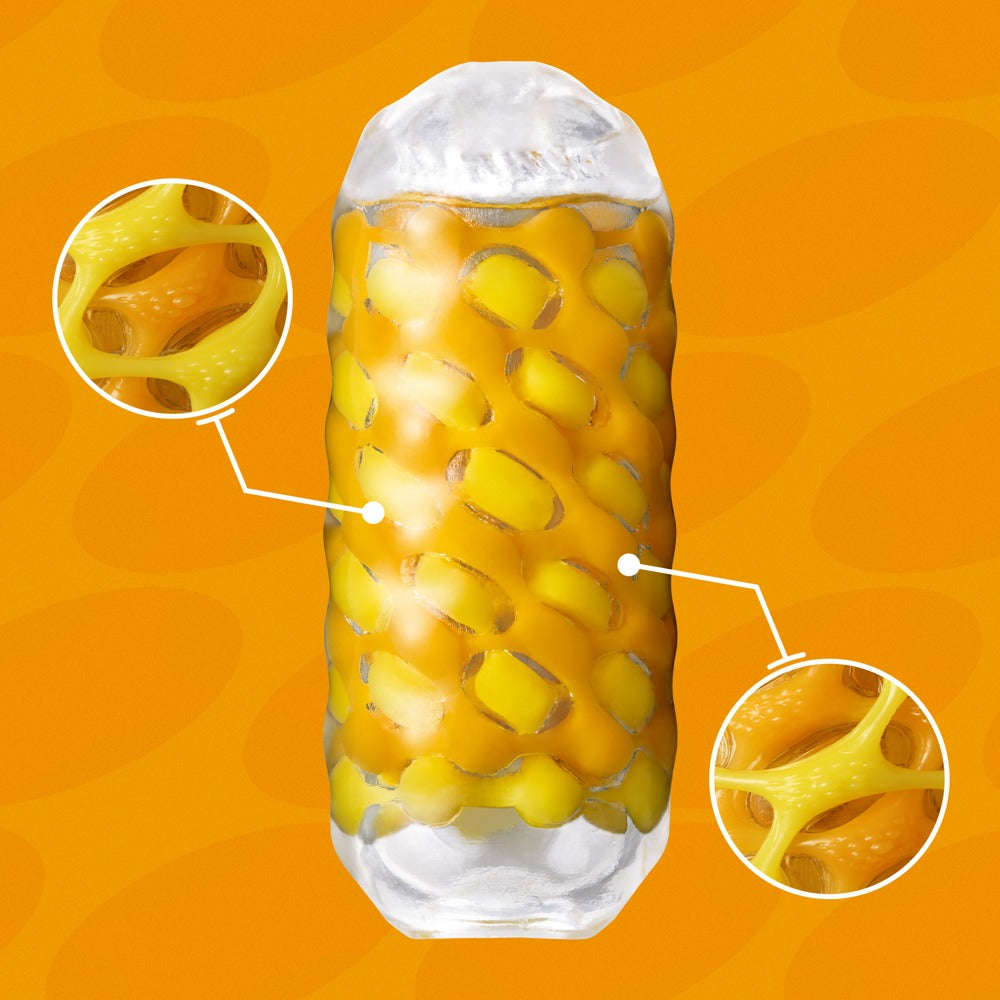 Tenga ARTE Weave Masturbator mit zitrusinspiriertem Design