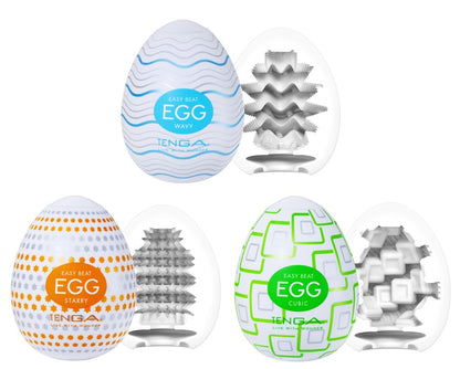 Tenga Egg Standard Set 1 unterschiedliche Reizstrukturen im Detail