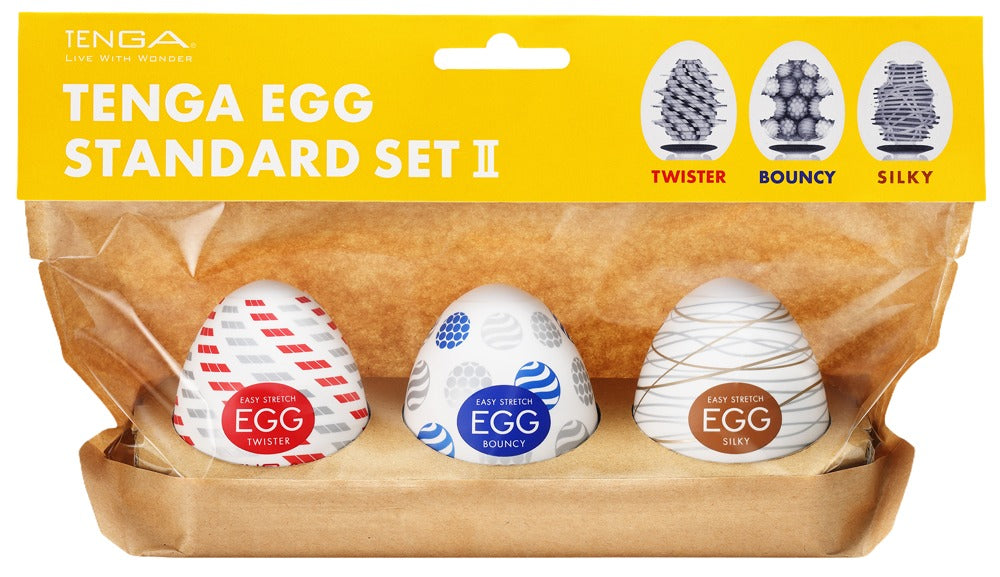 Tenga Egg Standard Set 2 mit 3 Eggs in Originalverpackung