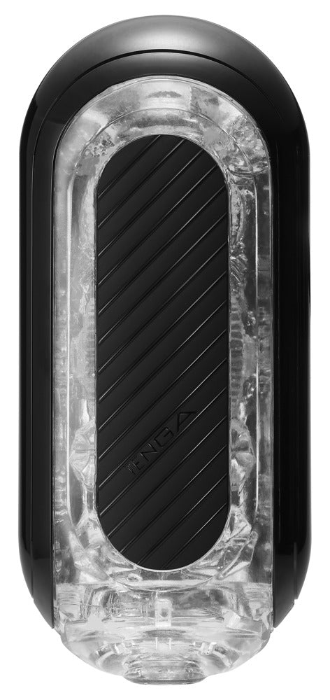 Detailansicht der Öffnung des Tenga Flip 0 Gravity Schwarz