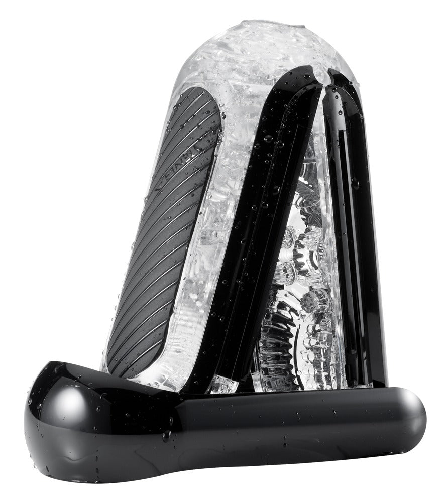 Tenga Flip 0 Gravity Schwarz mit integriertem Trockenständer