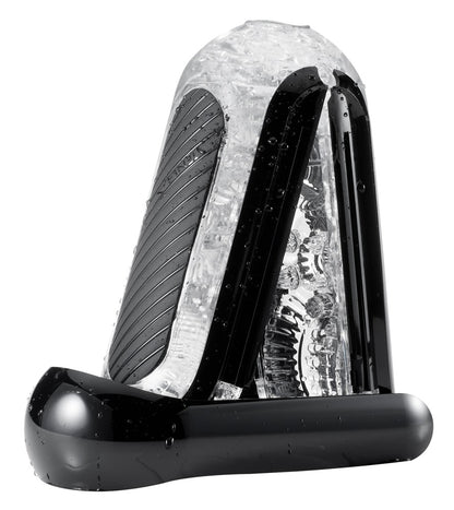 Tenga Flip 0 Gravity Schwarz mit integriertem Trockenständer