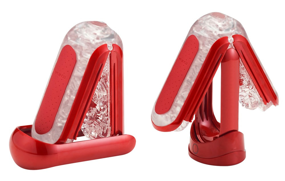 Tenga Flip 0 Red Warmer Set mit Heizstab für angenehm erwärmte Intimate Wellness Momente