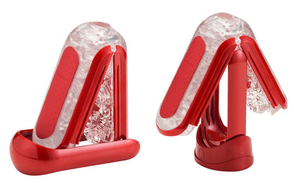 Tenga Flip 0 Red Warmer Set mit Heizstab für angenehm erwärmte Intimate Wellness Momente
