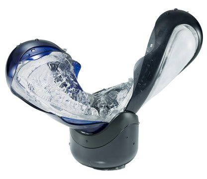 TENGA Flip 360 geöffnete Innenstruktur mit Spiraldesign