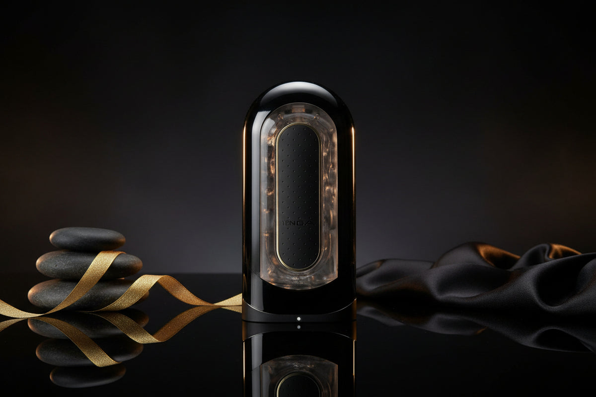 Tenga Flip Zero Masturbator mit Vibration in offener Ansicht
