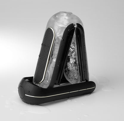 Tenga Flip Zero Electronic Vibration geöffnet mit sichtbarer Innenstruktur