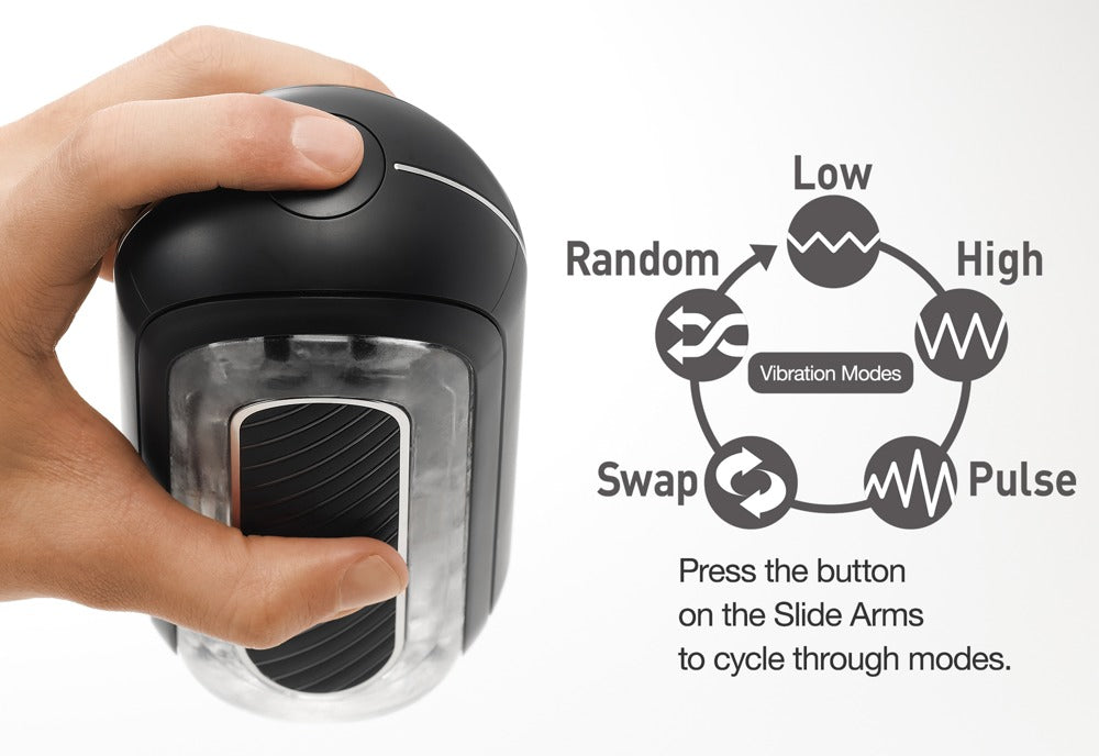 Anwendung des Tenga Flip Zero Electronic Vibrations in der Hand