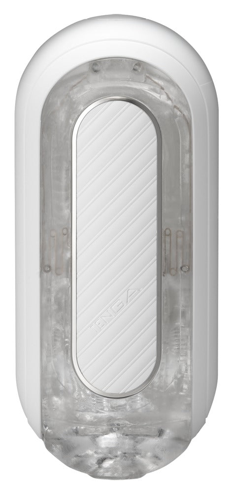 Tenga Flip Zero Electronic Vibrations Weiß geschlossenes Design