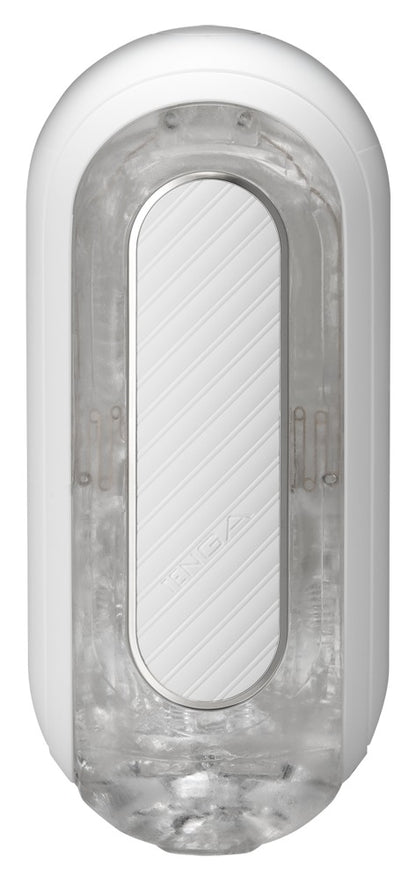 Tenga Flip Zero Electronic Vibrations Weiß geschlossenes Design