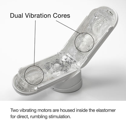 Innenstruktur des Tenga Flip Zero Electronic Vibrations Weiß