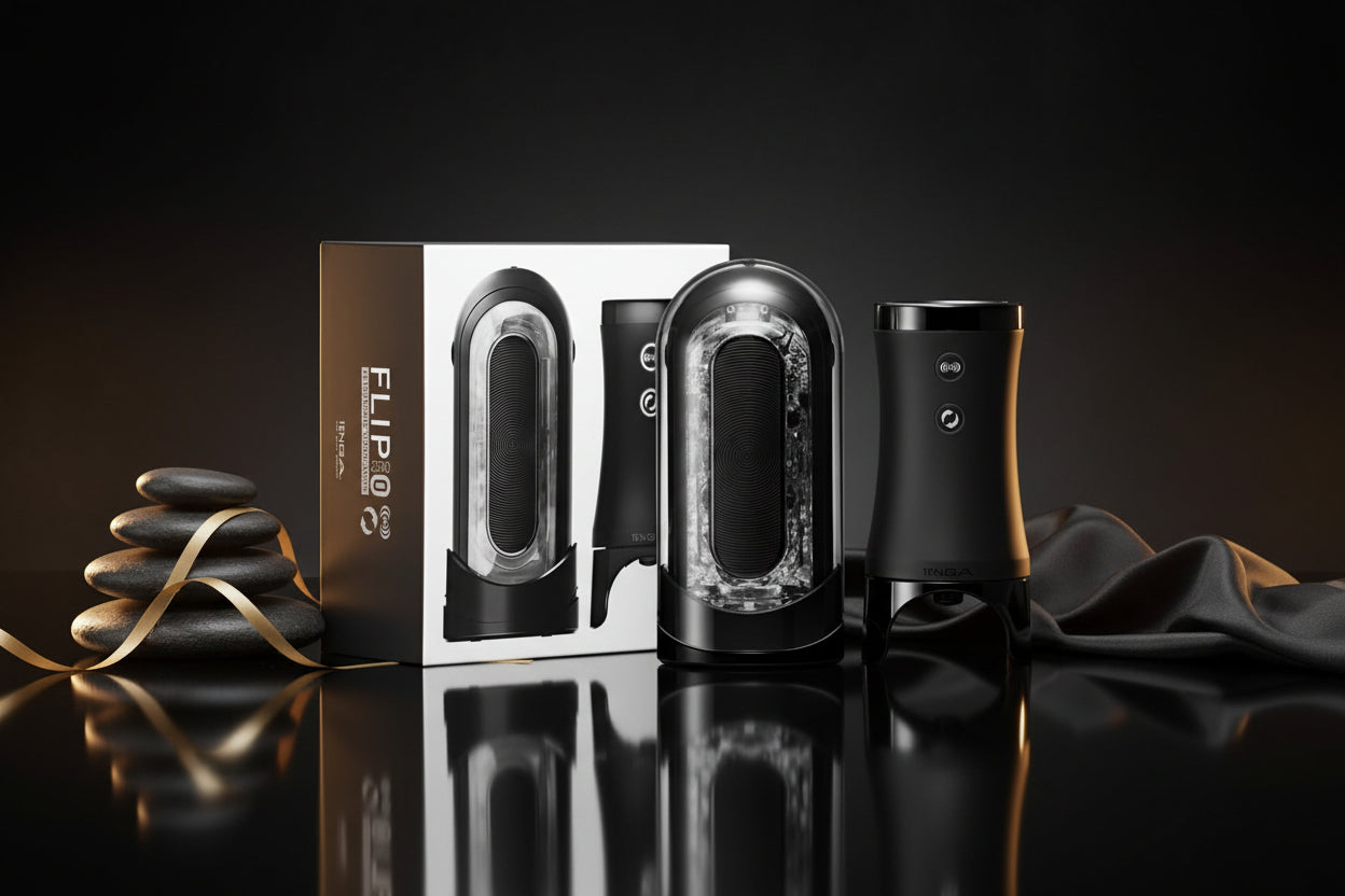 Tenga Flip Zero Electronic Vibrotation Verpackung und Produktübersicht