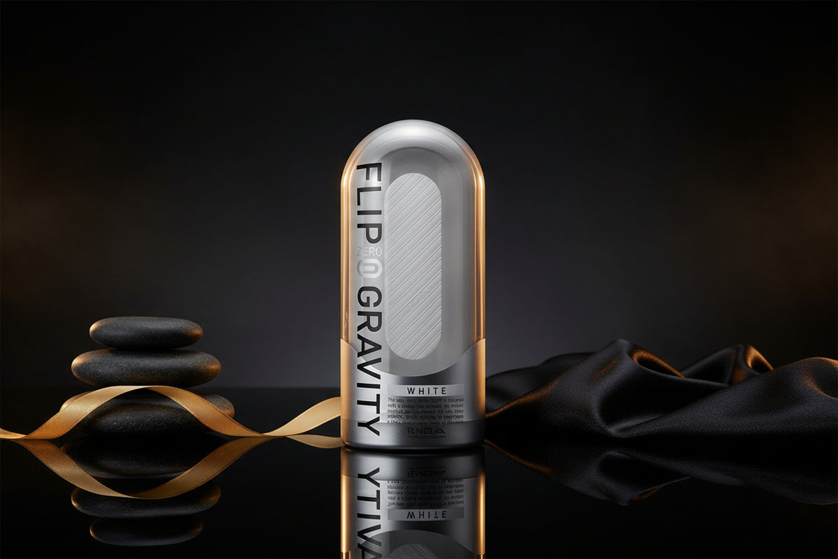 TENGA Flip 0 (Zero) Gravity in Weiß, hochwertiger Masturbator für Männer