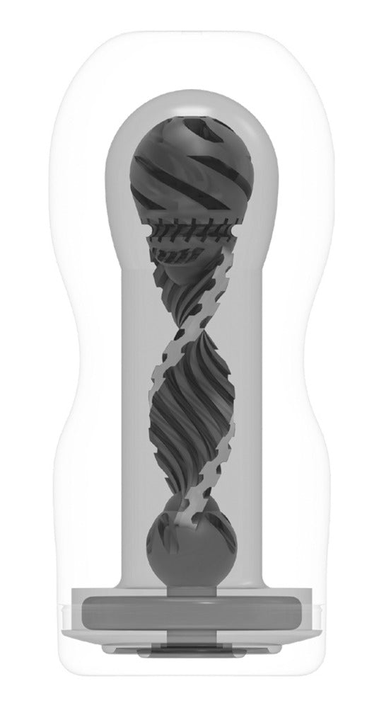 Innenstruktur des TENGA Original Vacuum Cup XTR mit spiralförmigem Design für intensive Stimulation