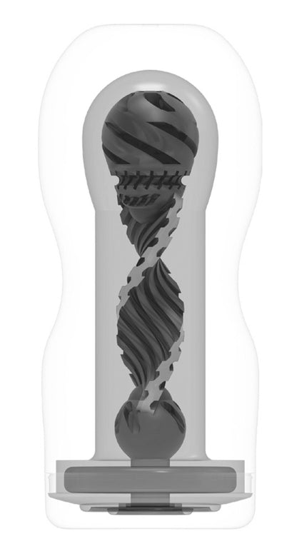Innenstruktur des TENGA Original Vacuum Cup XTR mit spiralförmigem Design für intensive Stimulation