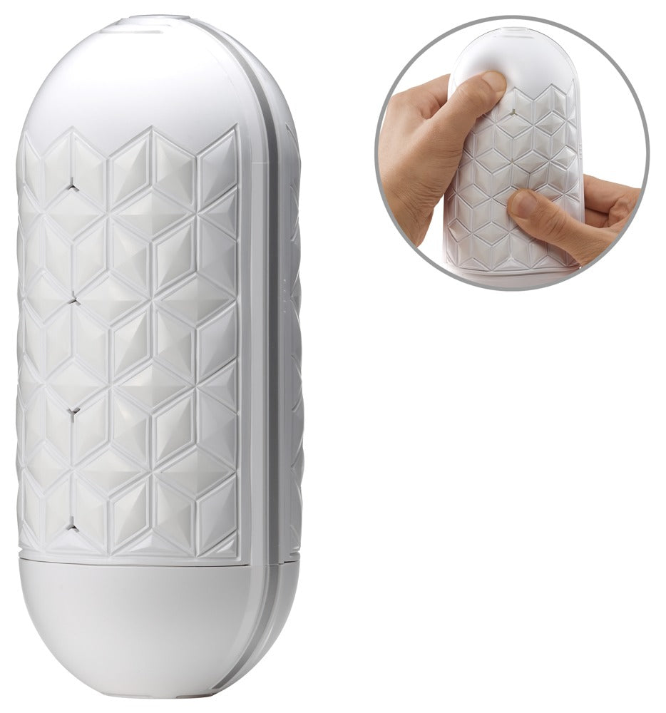 Hochwertiger Masturbator mit strukturierter Innenfläche in diskretem Design