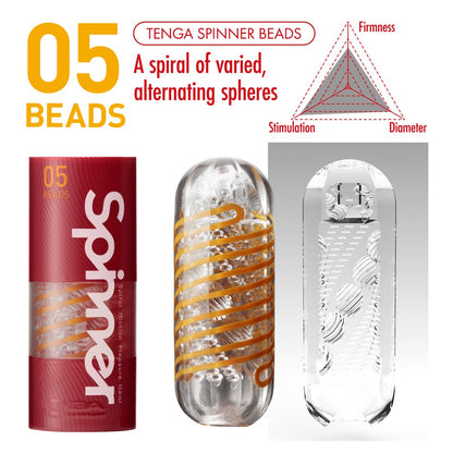 TENGA Spinner Beads Masturbator Set mit Verpackung und Varianten
