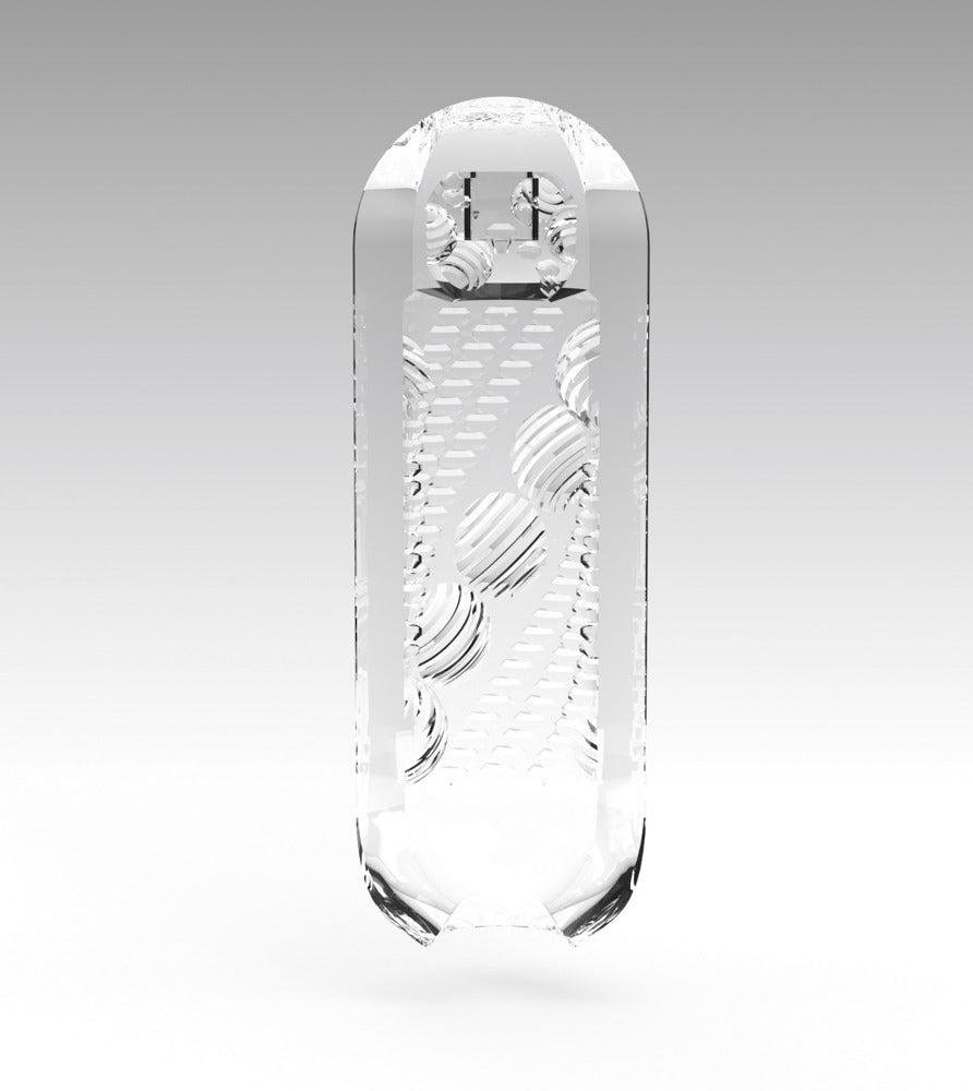 TENGA Spinner Beads Masturbator in weißem, minimalistischem Design