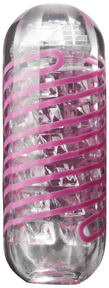 TENGA Spinner Brick transparenter Masturbator mit strukturierter Innenansicht