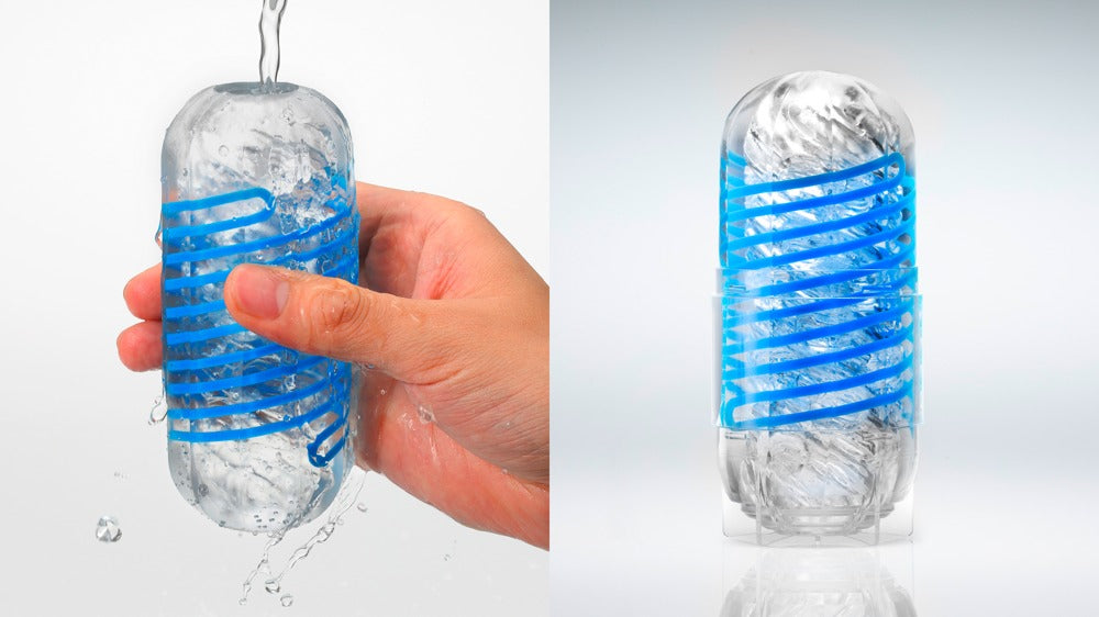 Tenga Spinner DX 1 Drops Anwendung in der Hand