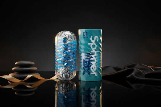 Tenga Spinner DX 1 Drops Verpackung und Produkt