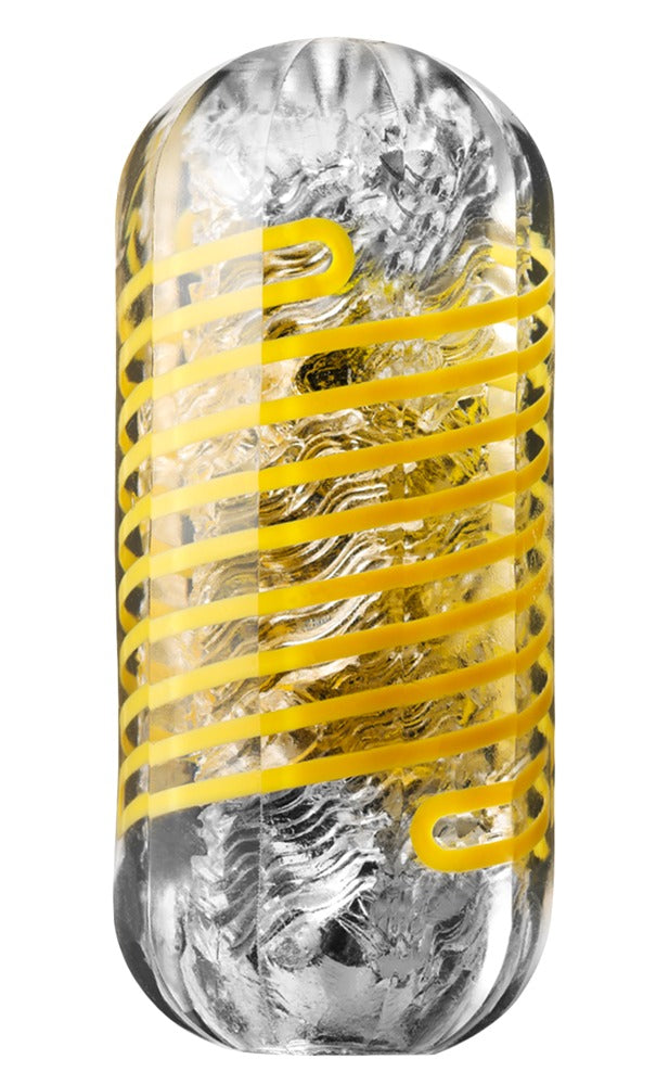 Tenga Spinner DX 2 Bumps Masturbator Produktansicht transparent