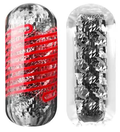 Detailansicht der Innenstruktur des Tenga Spinner DX 3 Steps