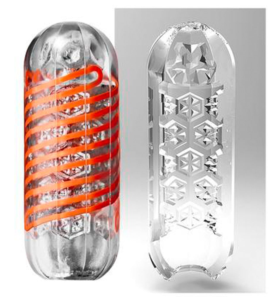 TENGA Spinner Hexa Masturbator im Set mit transparenter und weißer Variante